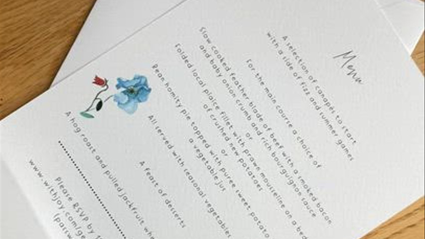 Festival Gatefold Invites