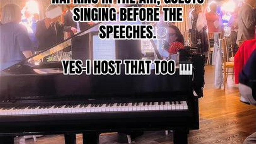 More than a Pianist. I can be your host too.