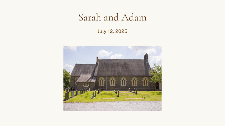 Sarah and Adam Sneak Peek Slide Show 