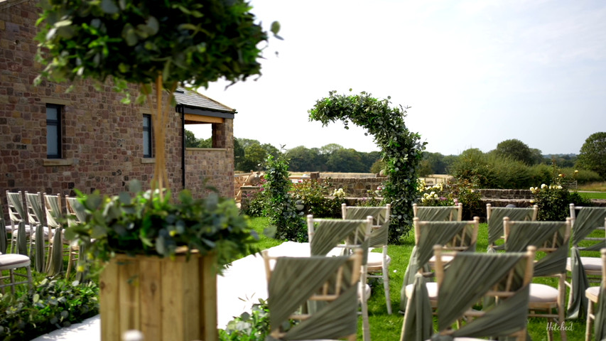 Romantic Outdoor Ceremony at Beeston Manor | Lancashire’s 140-Acre Wedding Estate