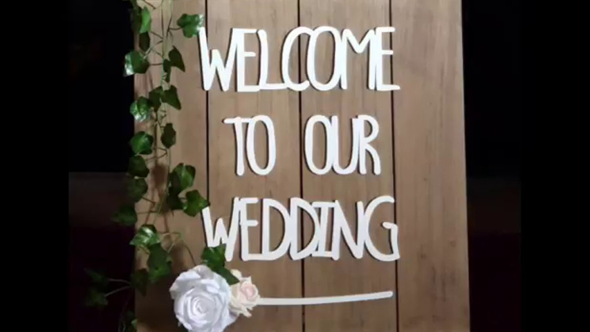 Wedding decor reel