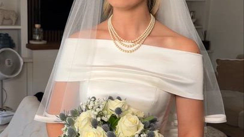 Alex’s wedding glam 