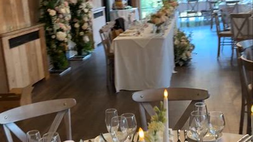 Gorgeous set up at Foxtail Barns 