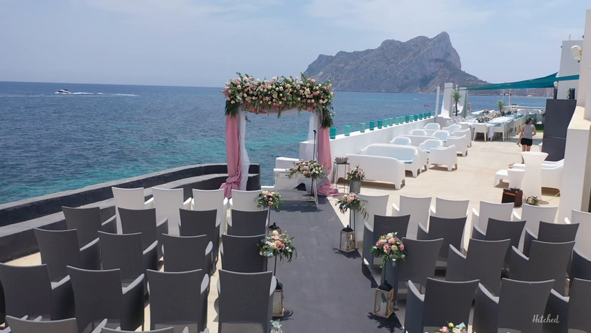 Seaside wedding venue Benissa, Costa Blanca, Spain