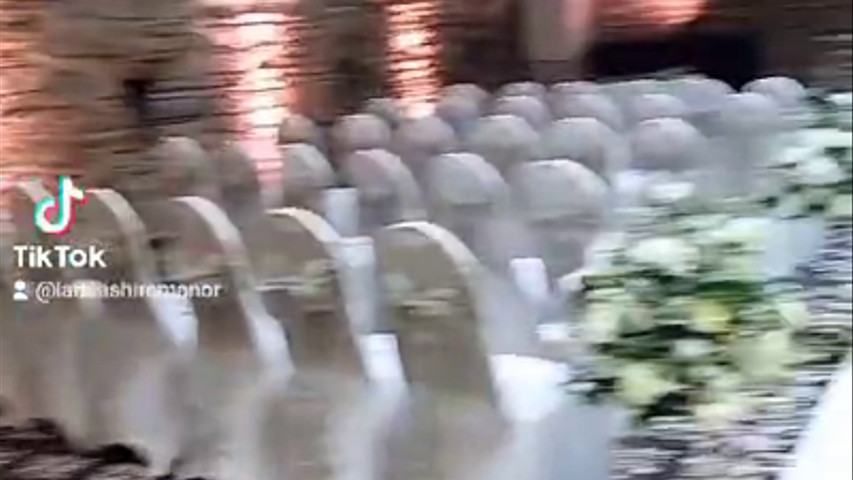 Wedding set up transition October 2023