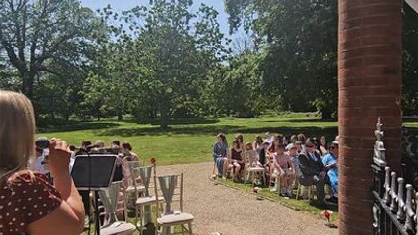 Ceremony Aisle Walk - Milton Hill House