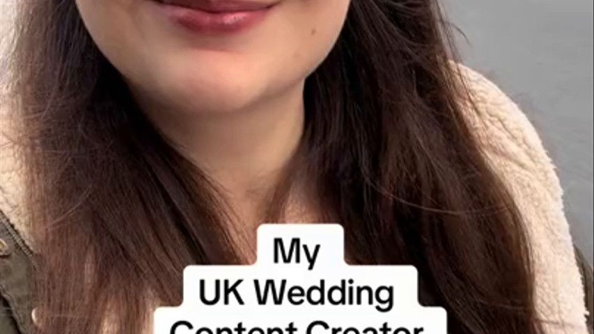 Wedding content creator