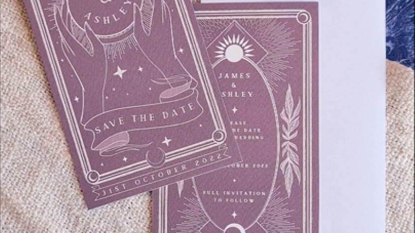 Crystal Tarot Save the Dates