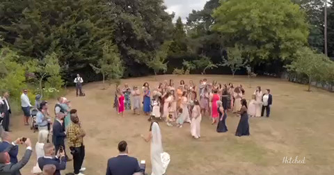 Throwing the Bouquet 