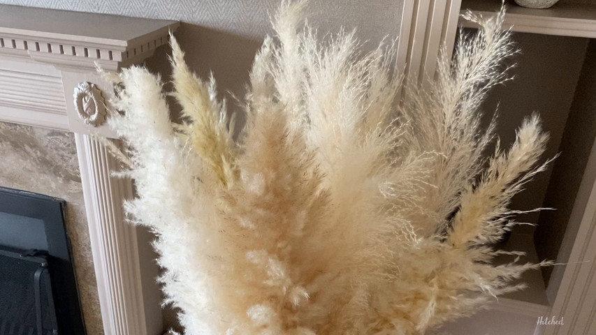 Pampas Grass decor for wedding displays