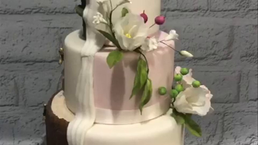 Fantasy Split Wedding cake 