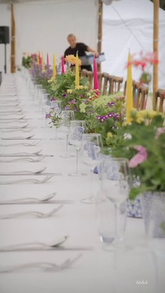 J&A's Country marquee wedding