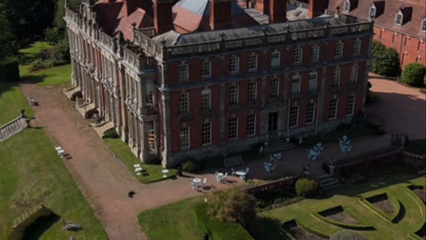 IamtheStorm Media - Berwick House Drone Shot