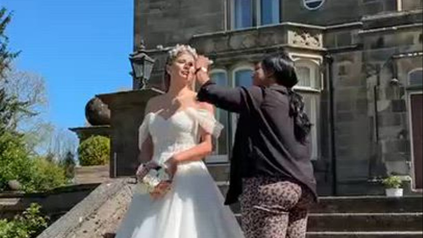Bridal touch up 