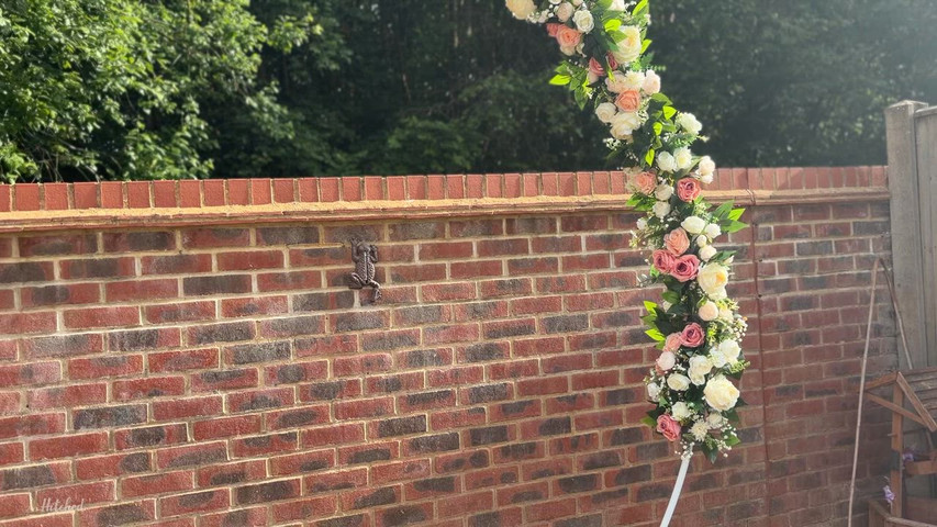 My 2.4m flower hoop 