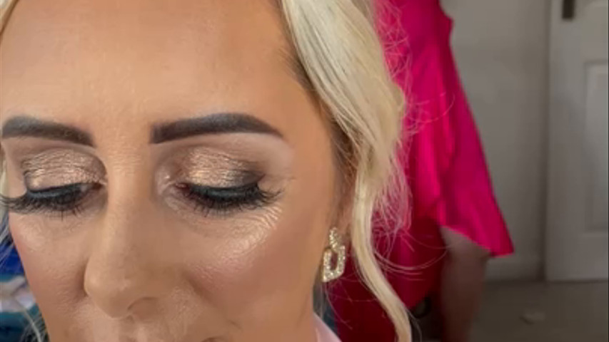 Bridesmaid makeup - The Old Stone Trough, Kelbrook