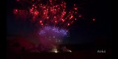 Wedding musical fireworks display 