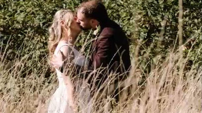 Snap shot of Gwynn and Ryan’s wedding. 