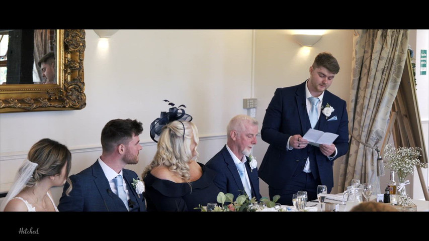 Church ceremony with countryside celebration