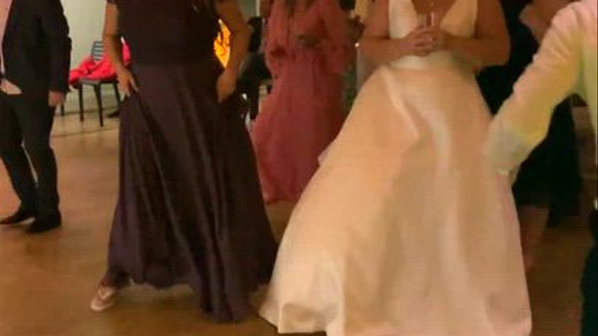 Another bride having fun