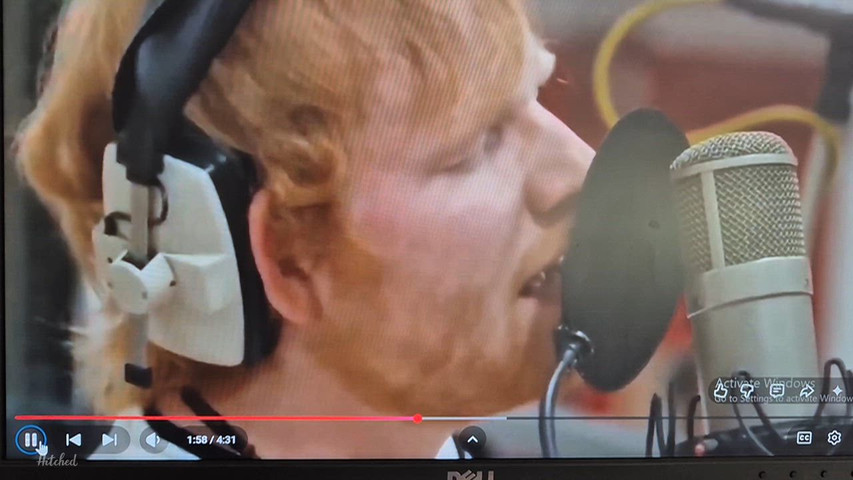 Recording Perfect wit Ed Sheeran