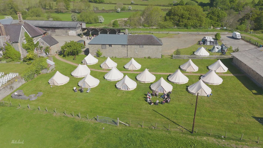 Wilde Lodge & all our friends staying over for the whole weekend 