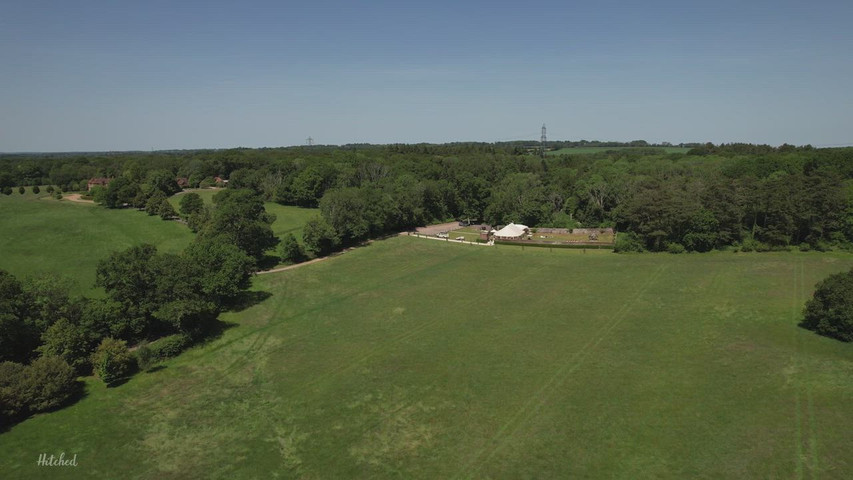 Holywell Estate Wedding drone footage