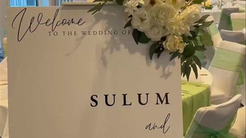 Voco hotel wedding decor