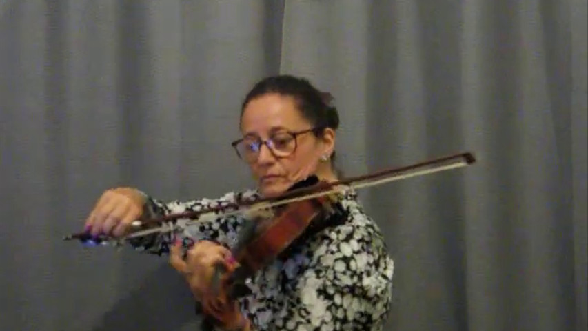 Cant Help Falling in Love Elvis cover by Violin by Abigail demo version 