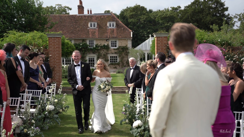 Suffolk garden wedding video