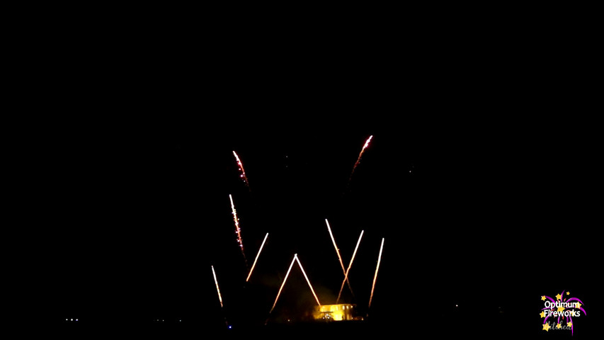 Wedding Pyromusical at Rudding park