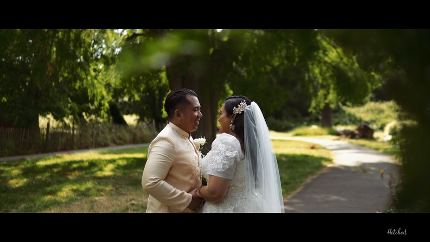 Jakiya and Jay highlight wedding at Morden Park House