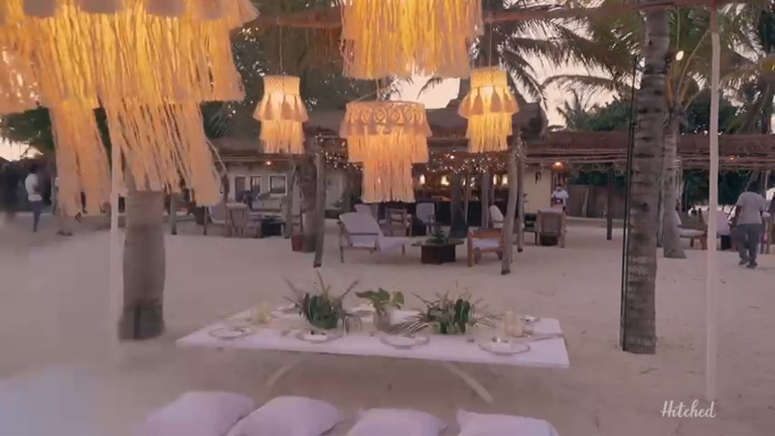 Zanzibar beach wedding dinner 