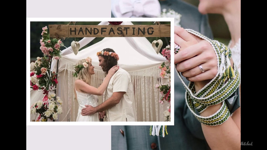 Handfasting is a beautiful symbolic action