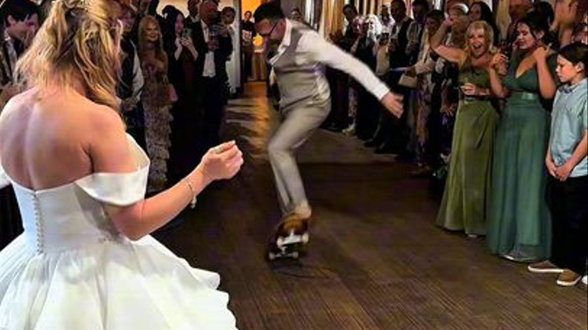 A moment for the Groom!
