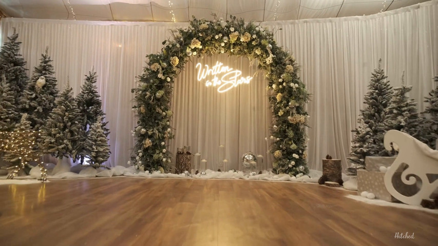 Snowfully Wedded Christmas Wedding