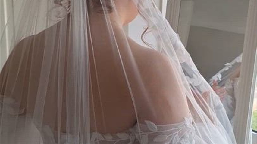 Cinderellas wedding hair and makeup 
