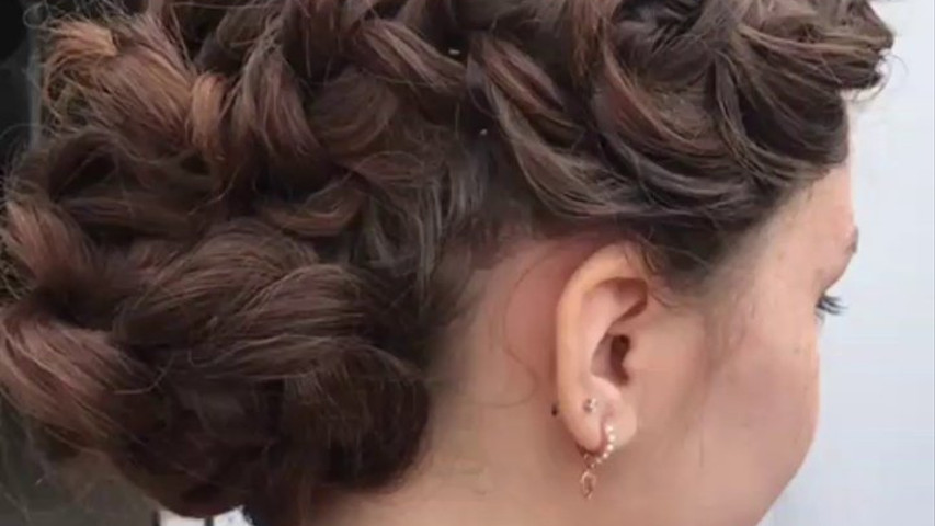 Bridesmaids hair up