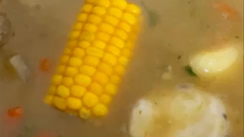 Cow food Soup with Sweetcorn