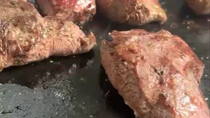 Steak Slices, Caribbean Fusion Style