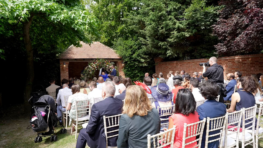 Wedding Ceremony at East Mersea Hall