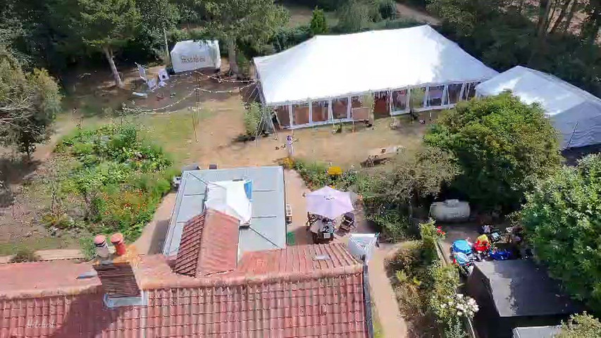 9m x 18m Traditonal Pole Marquee 