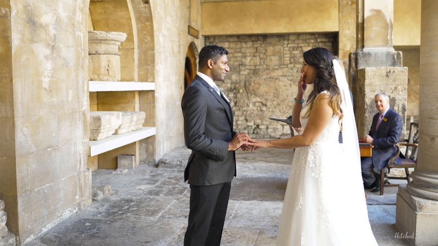 Kathryn and Edison - The Roman Baths