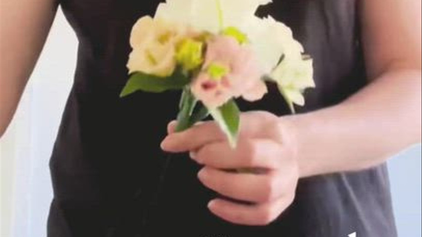 Let's create a shower bouquet together 