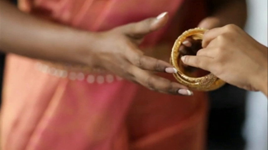 Indian Wedding in the temple