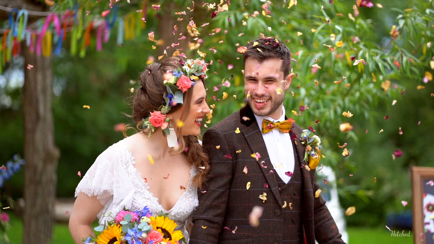 Festival wedding shoot