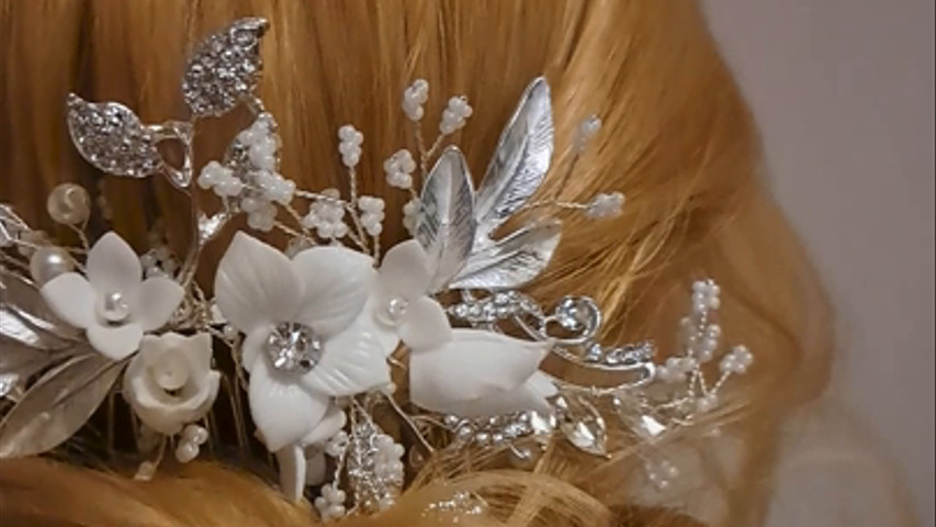 Braided bridal hairstyle