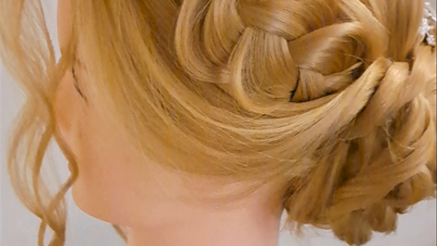 Bridesmaid hairstyle