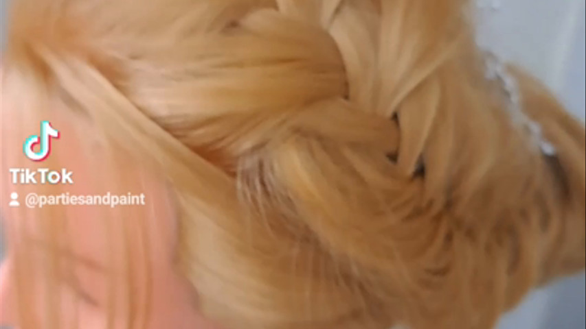 Fishtail updo