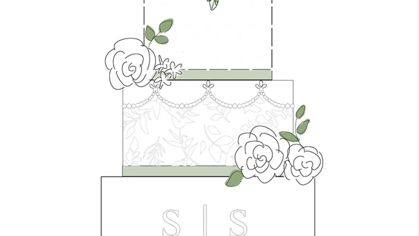 PRETTY TASTY Sketch to Cake